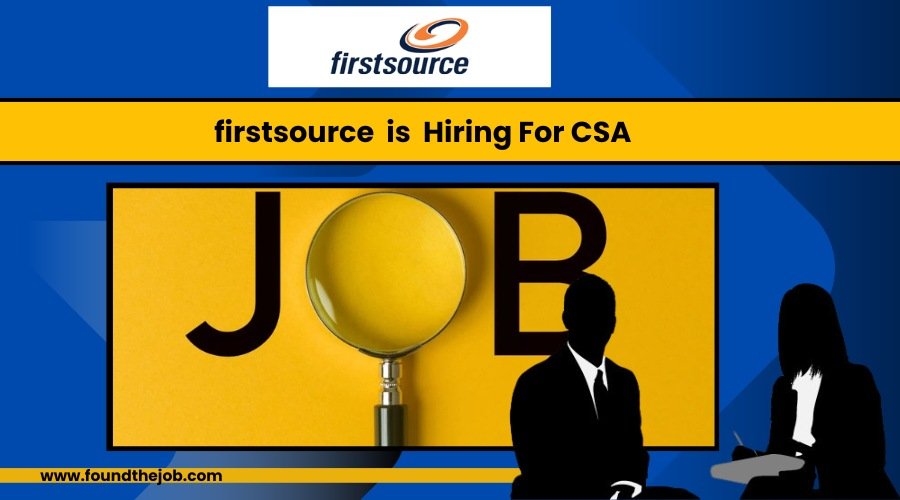 firstsource Recruitment 2024