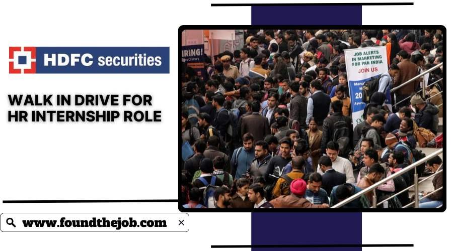 HDFC Securities Walk-in Drive