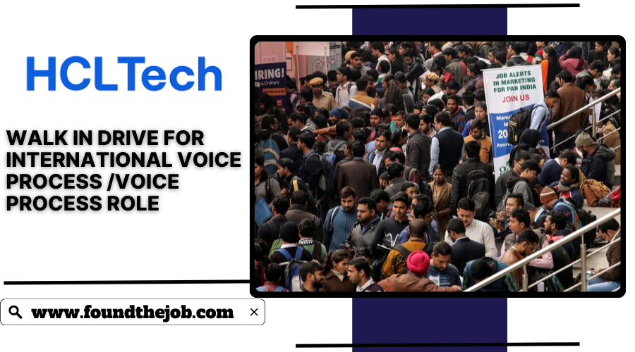 HCLTech Walk-in Drive