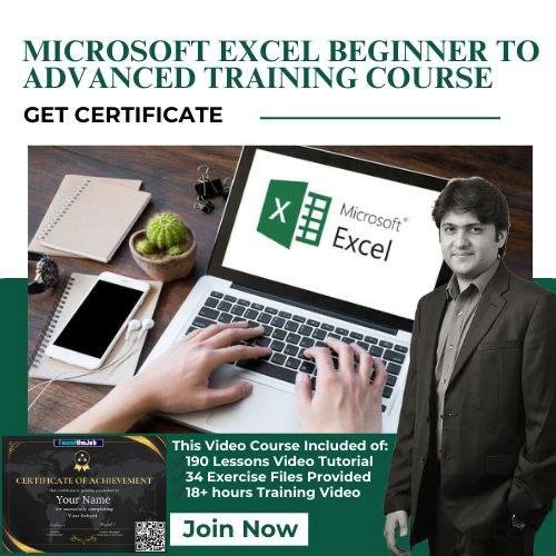 Microsoft Excel Beginner To Advanced Training Course - Learn Video Course