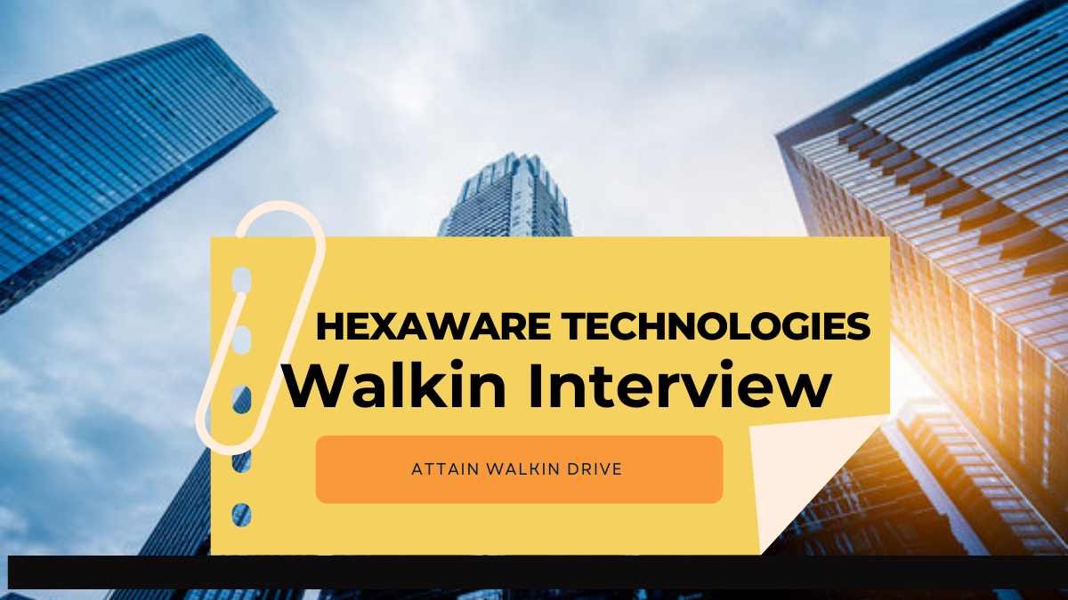 Hexaware Technologies Ltd Mega Walk-In